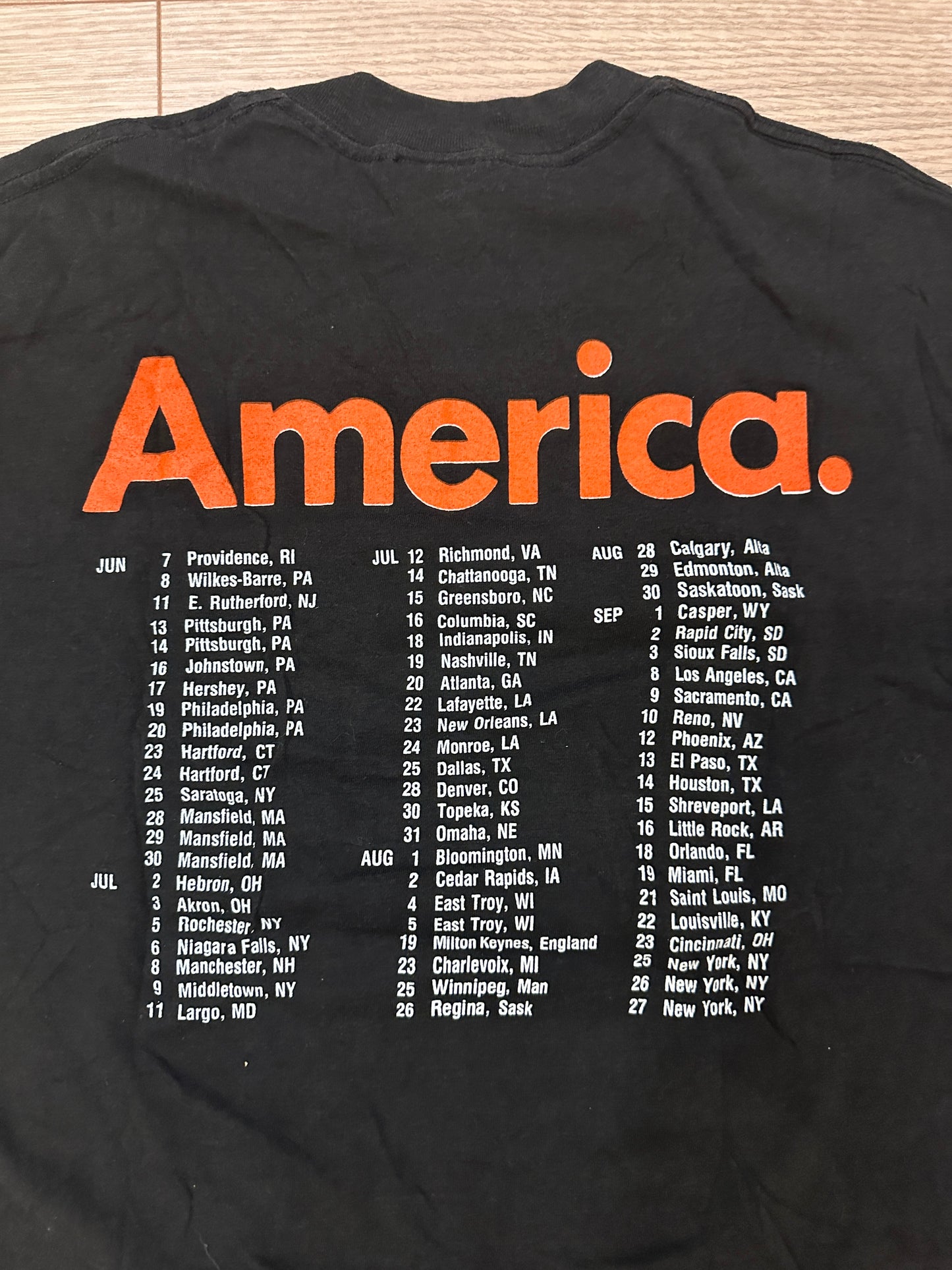 1989 Bon Jovi America Tour Shirt