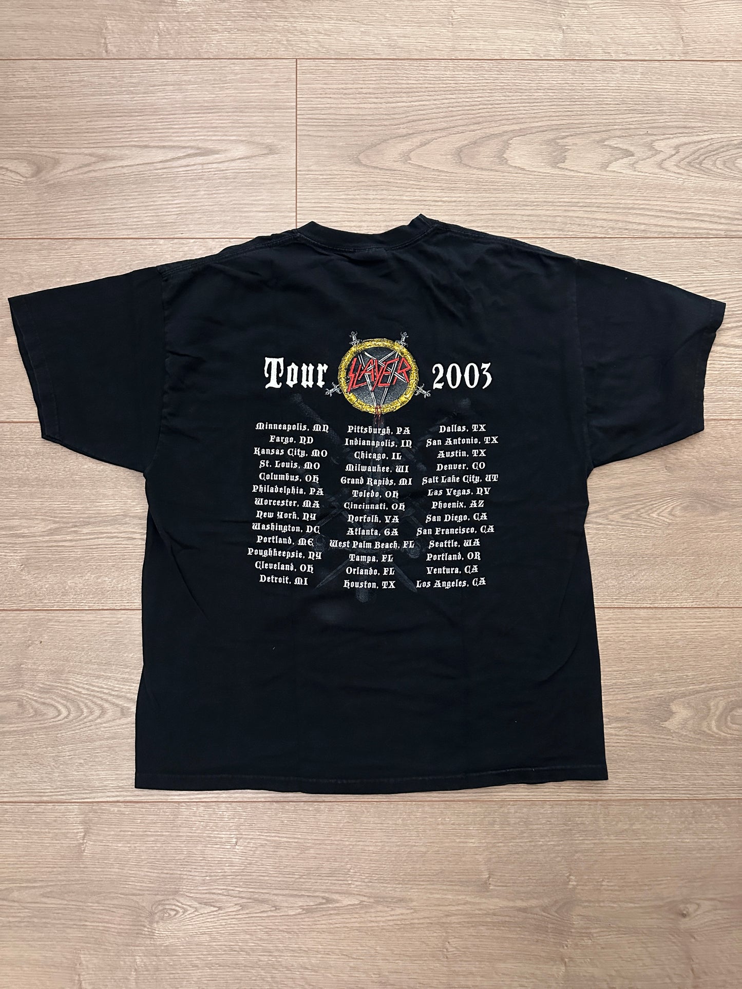 2003 Slayer Tour Shirt