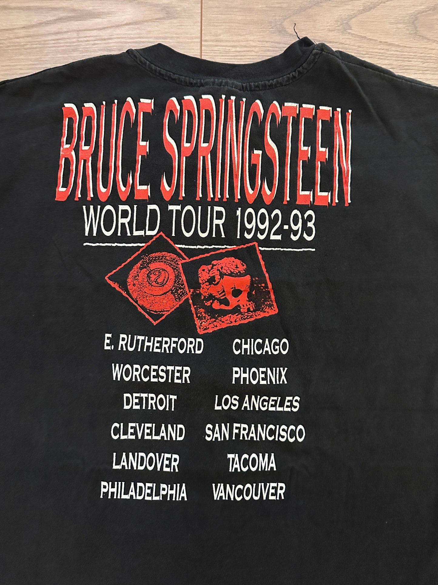 1992 Bruce Springsteen World Tour Shirt