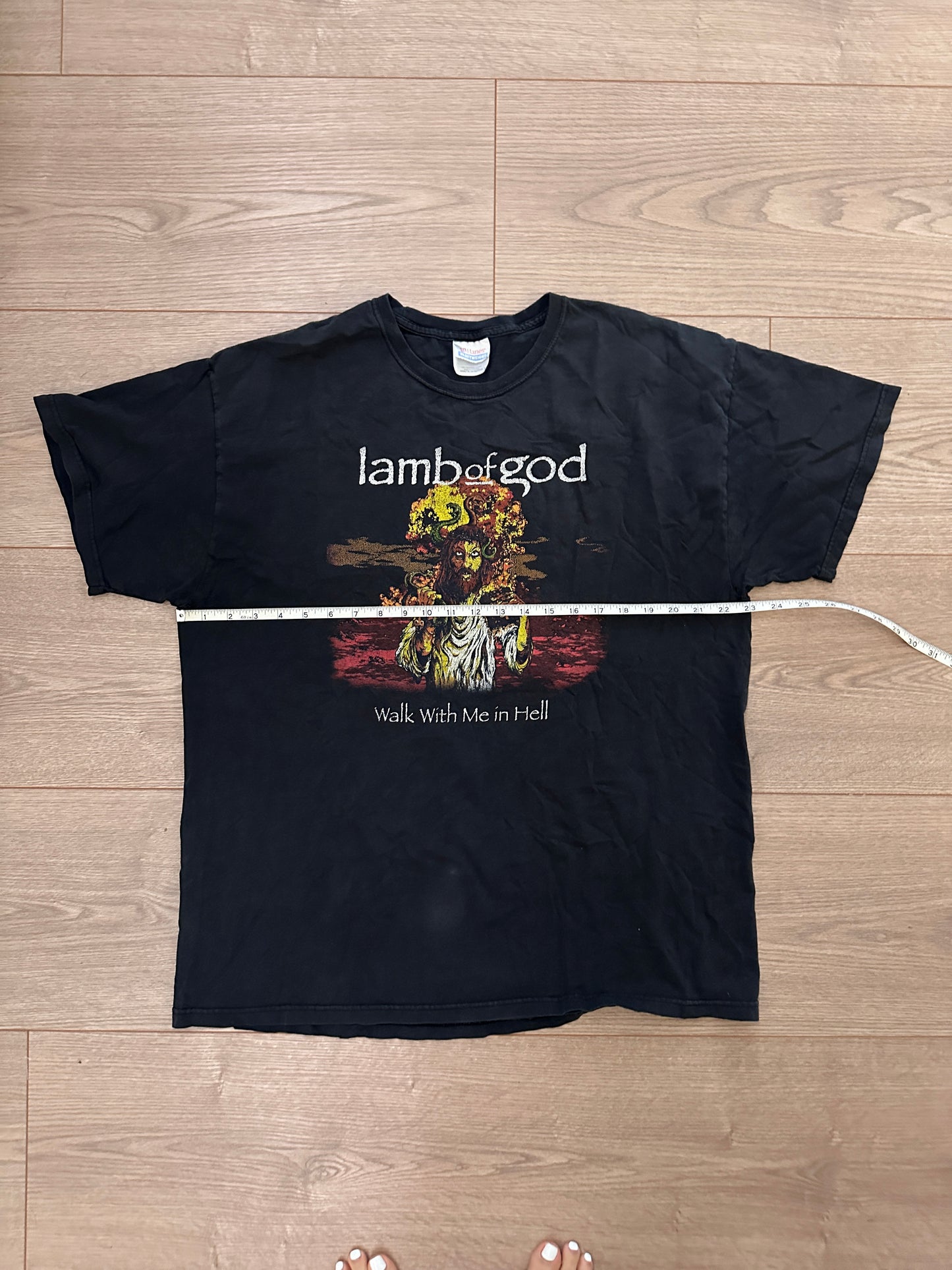 2007 Lamb of God Walk with Me in Hell Tour Shirt