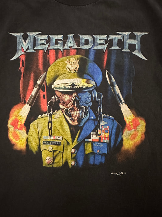 2005 Megadeth Rattlehead Shirt