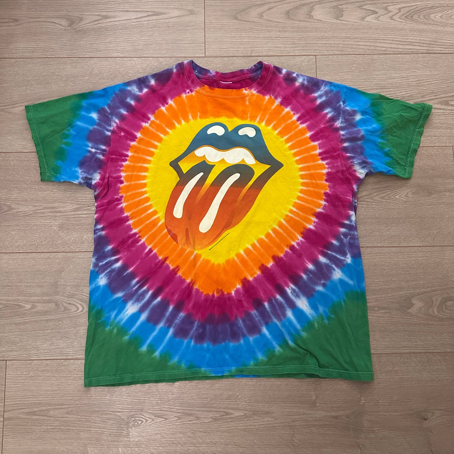 2002-03 Rolling Stones Tour Tie Dye Tour Shirt