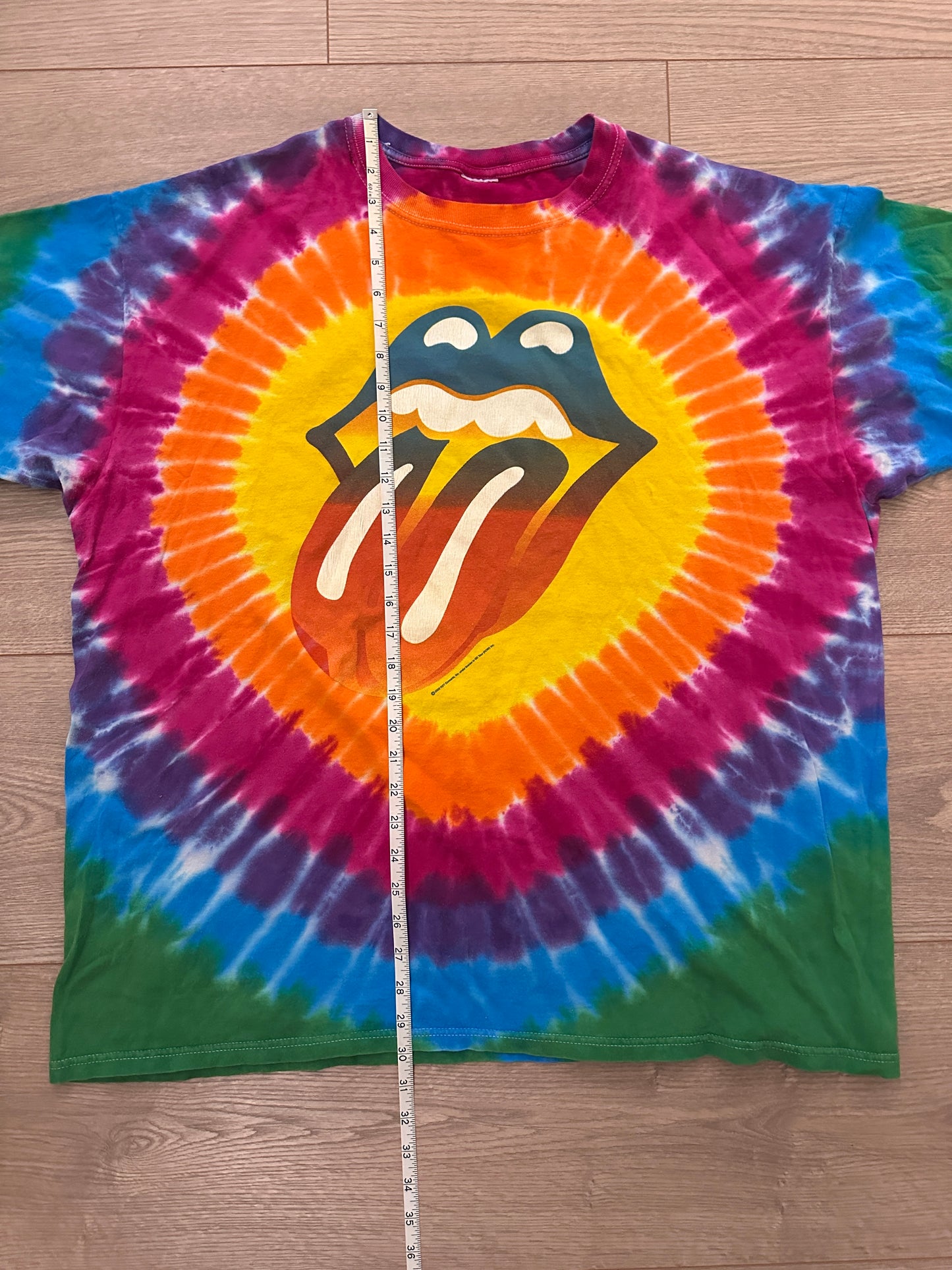 2002-03 Rolling Stones Tour Tie Dye Tour Shirt