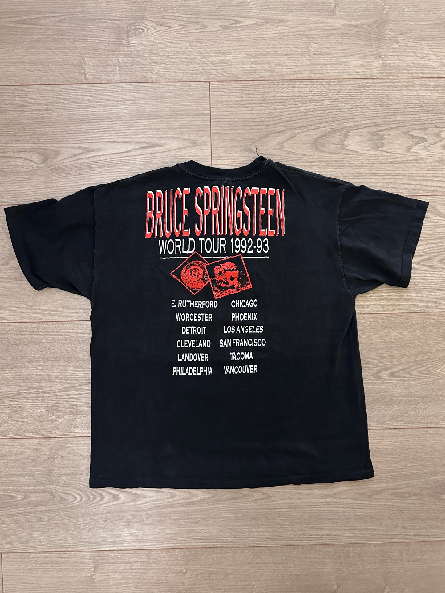 1992 Bruce Springsteen World Tour Shirt