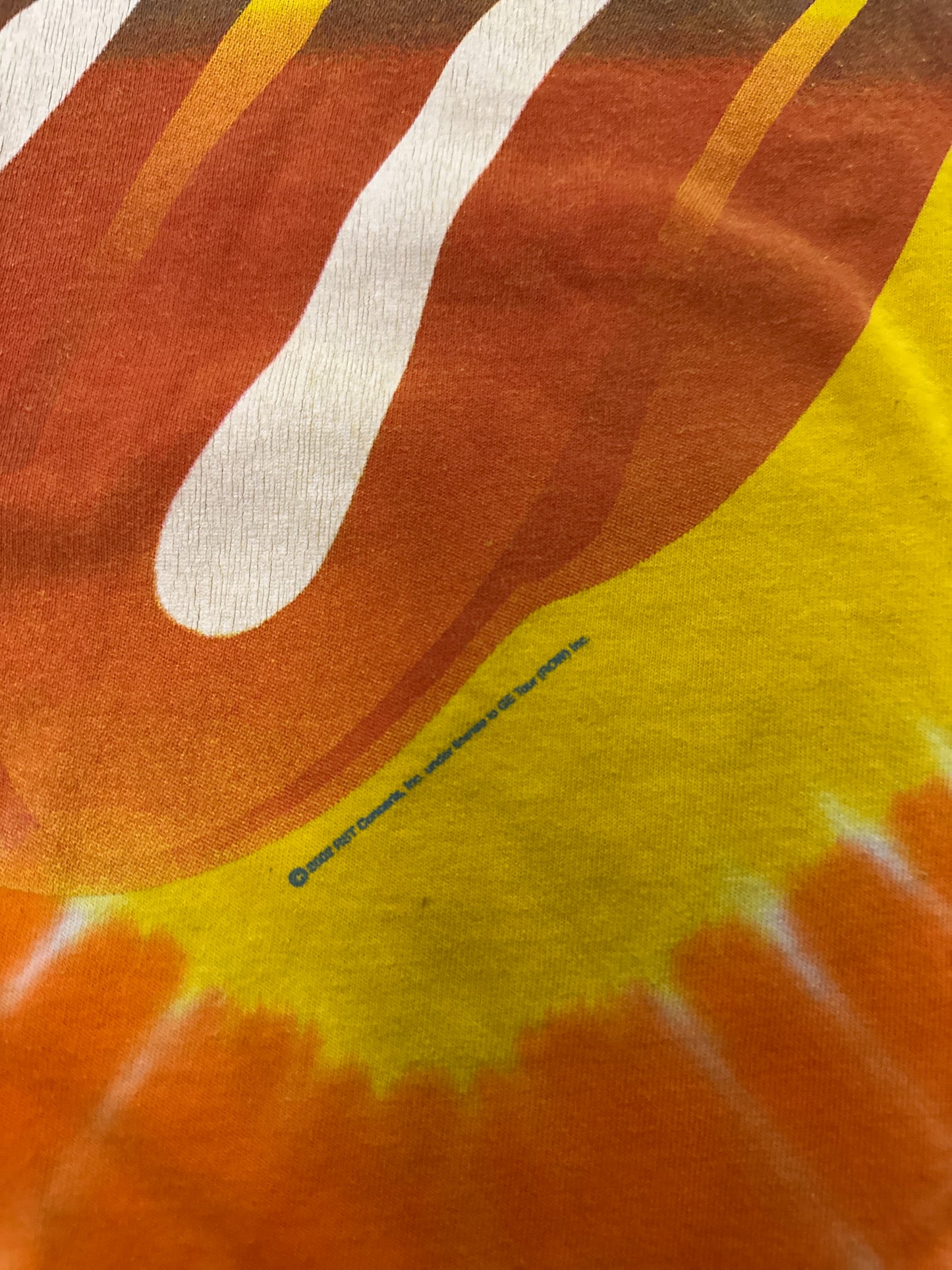 2002-03 Rolling Stones Tour Tie Dye Tour Shirt
