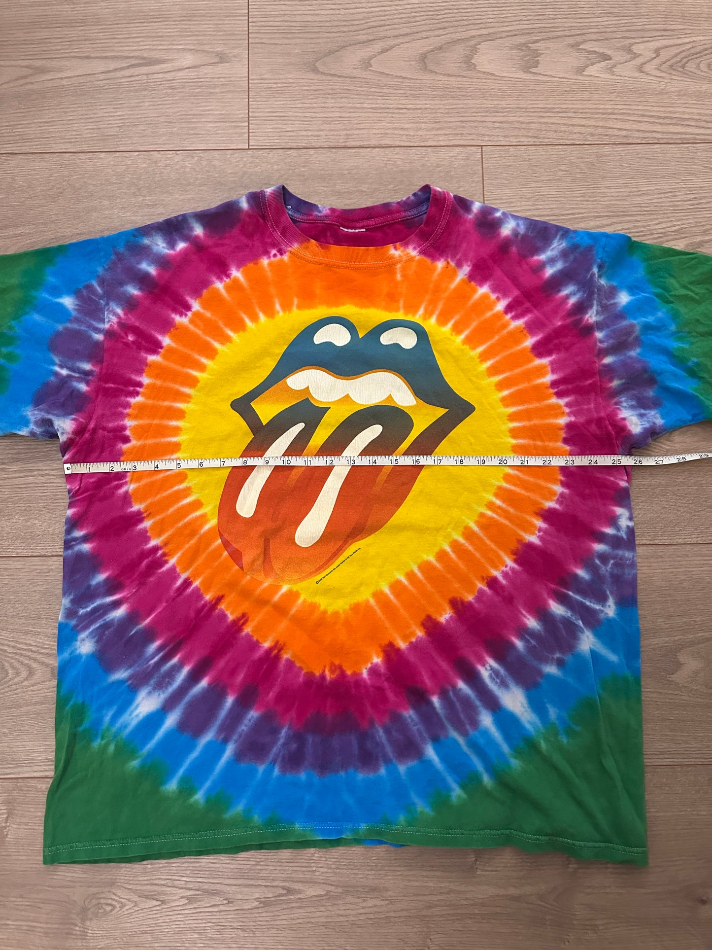 2002-03 Rolling Stones Tour Tie Dye Tour Shirt